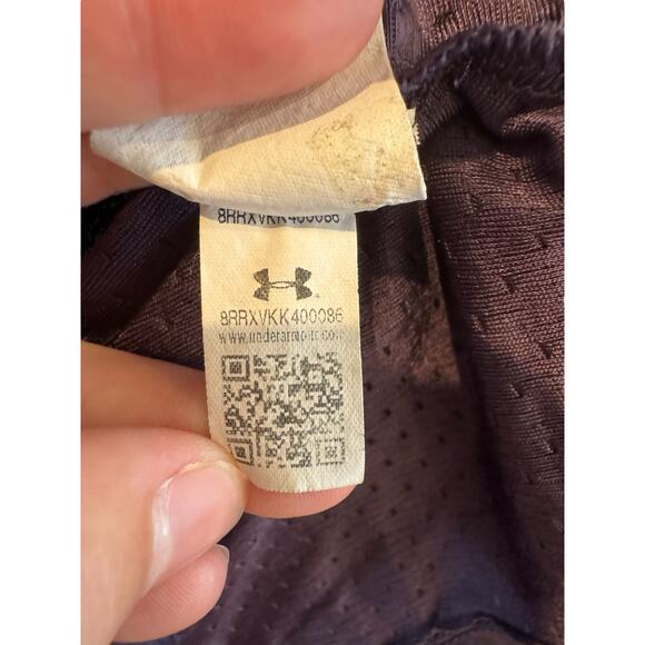 Under Armour HeatGear Racerback Tank Top Women’s Medium Purple Active Gym Wear - Picture 4 of 8